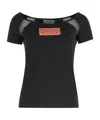 Versace Jeans Short-sleeved T-shirt In Black