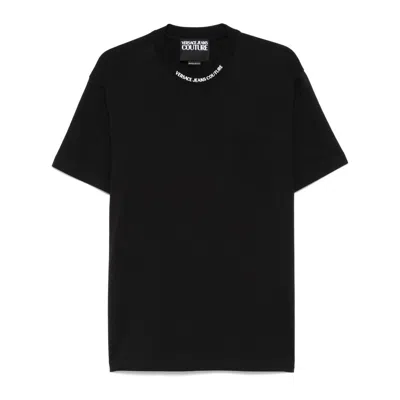Versace Jeans Short-sleeved T-shirt In Black