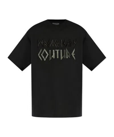 Versace Jeans Short-sleeved T-shirt In Black