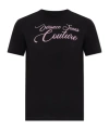 Versace Jeans Short-sleeved T-shirt In Black
