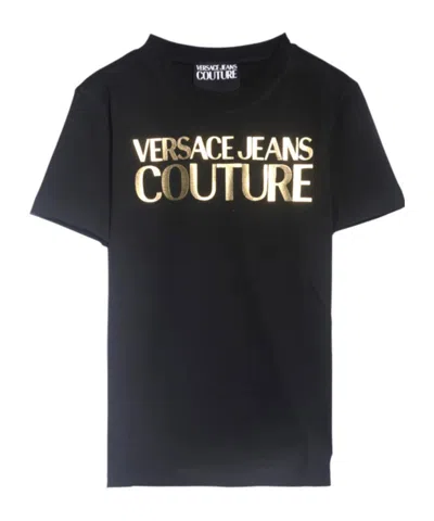 Versace Jeans Short-sleeved T-shirt In Black