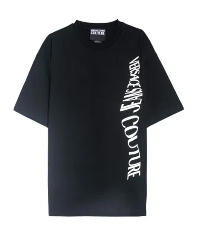 Versace Jeans Short-sleeved T-shirt In Black