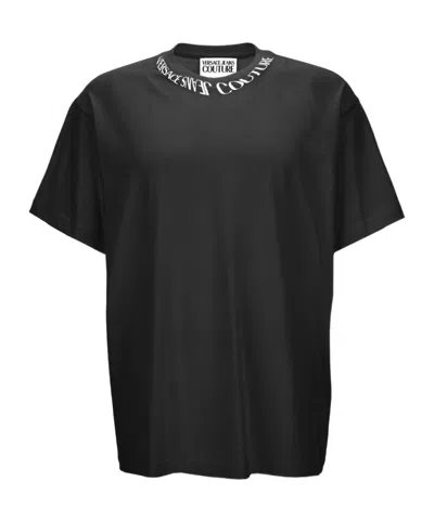 Versace Jeans Short-sleeved T-shirt In Black