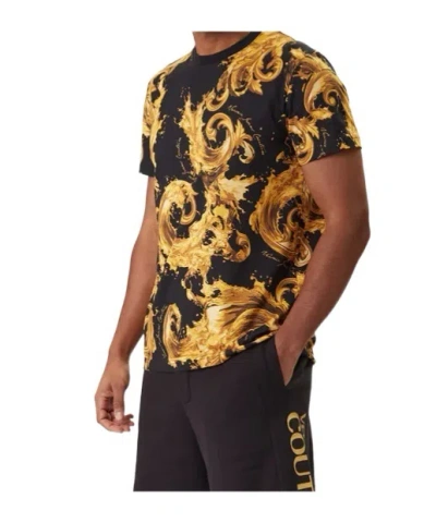 Versace Jeans Short-sleeved T-shirt In Black
