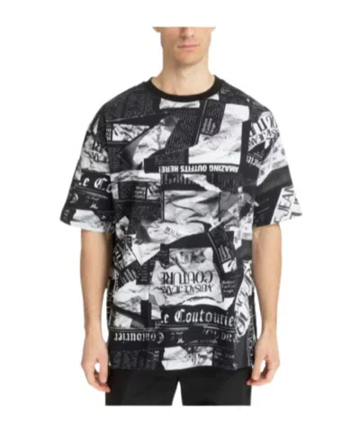 Versace Jeans Short-sleeved T-shirt In Black