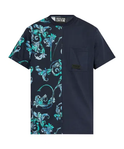 Versace Jeans Short-sleeved T-shirt In Blue