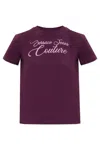 Versace Jeans Short-sleeved T-shirt In Burgundy