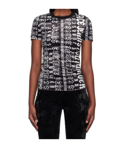 Versace Jeans Short-sleeved T-shirt In Gray