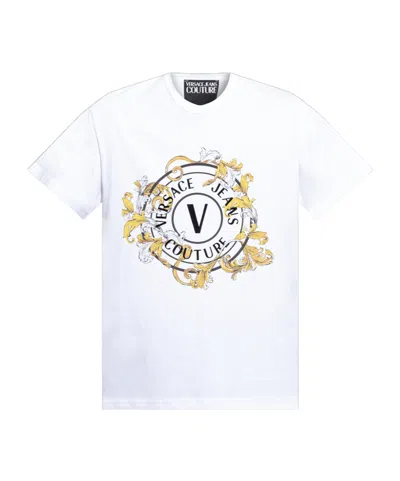 Versace Jeans Short-sleeved T-shirt In White