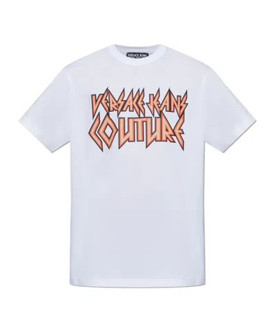 Versace Jeans Short-sleeved T-shirt In White