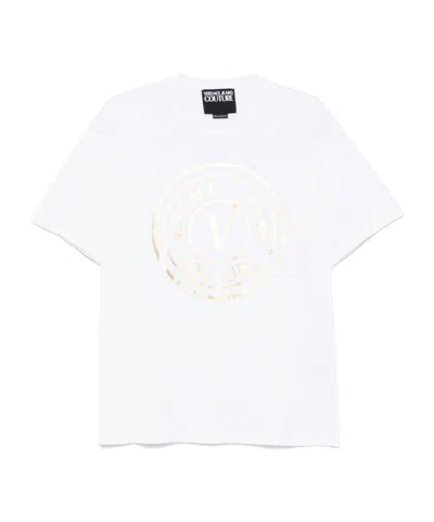 Versace Jeans Short-sleeved T-shirt In White