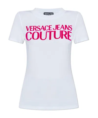 Versace Jeans Short-sleeved T-shirt In White