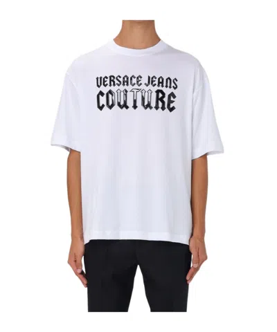 Versace Jeans Short-sleeved T-shirt In White