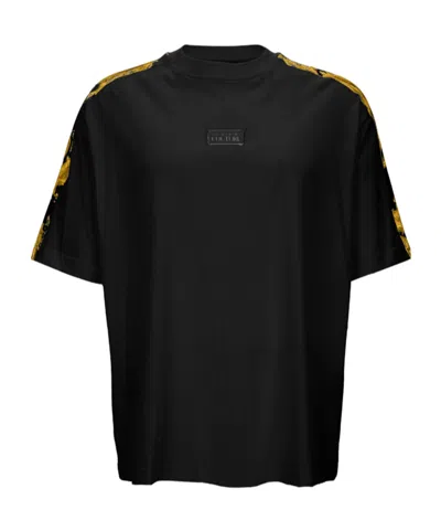 Versace Jeans Short-sleeved T-shirt In Black