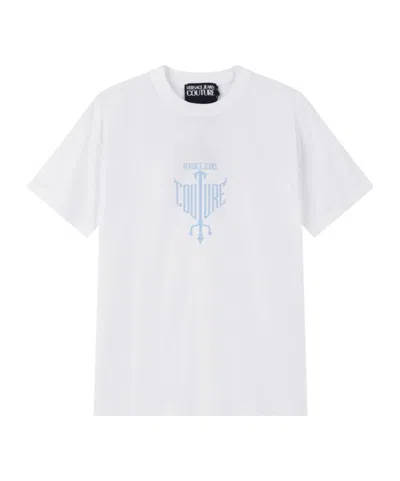 Versace Jeans Short-sleeved T-shirt In White