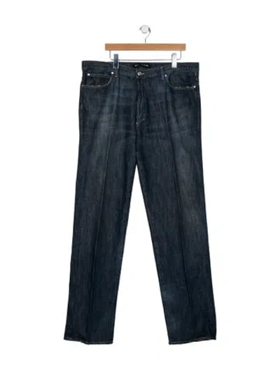 Pre-owned Versace Jeans Skinny Jeans In Blue