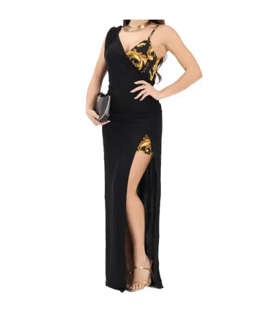 Versace Jeans Sleeveless Dress In Black