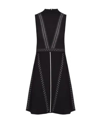 Versace Jeans Sleeveless Dress In Black
