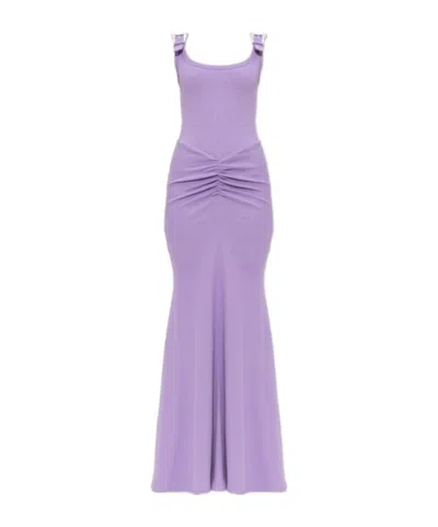 Versace Jeans Sleeveless Dress In Purple
