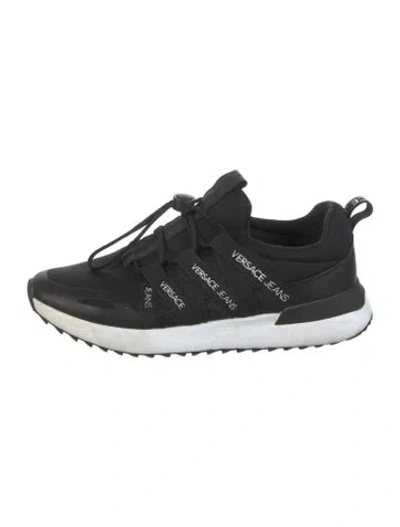 Pre-owned Versace Jeans Sneakers In Black