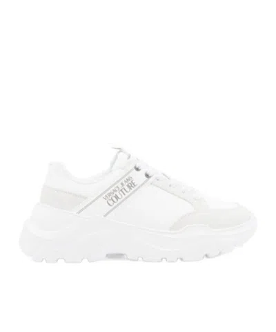 Versace Jeans Speedtrack Logo-print Chunky Sneakers In White