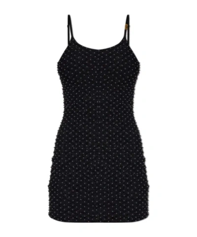 Versace Jeans Suspender Dress In Black
