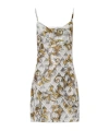 Versace Jeans Suspender Dress In Multicolor