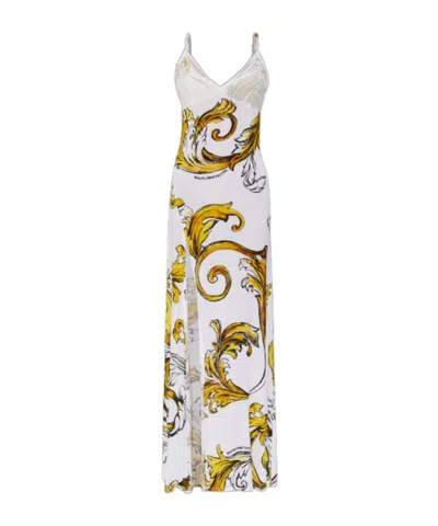 Versace Jeans Sleeveless Dress In White