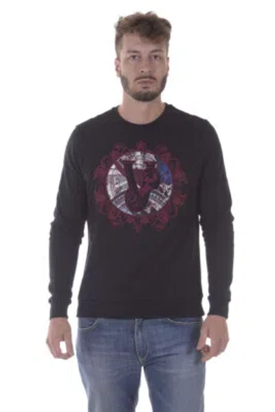 Pre-owned Versace Jeans Sweatshirt Hoodie Slim Man Blacks B7gpa7ff 899 Sz.xl Make Offer