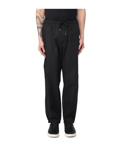 Versace Jeans Tapered Trousers In Black