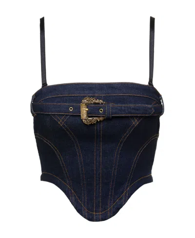 Versace Jeans Thin Shoulder Strap In Black