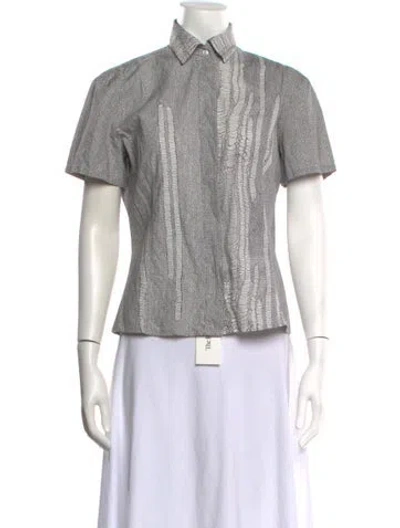 Pre-owned Versace Jeans Vintage 1990's Top In White