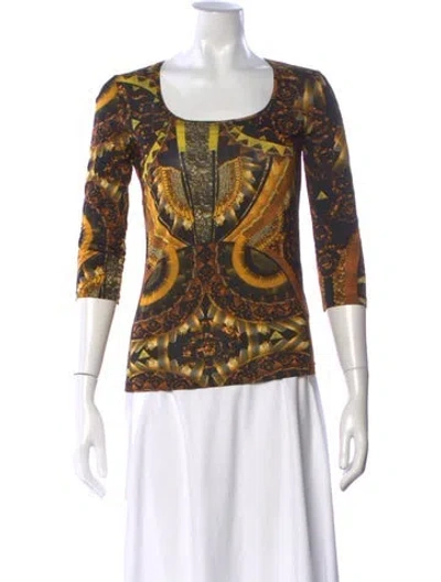 Pre-owned Versace Jeans Vintage Late 2000's - Early 2010's Top In Black