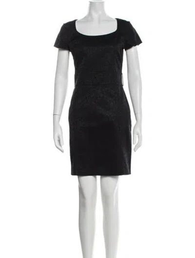 Pre-owned Versace Jeans Vintage Mini Dress In Black