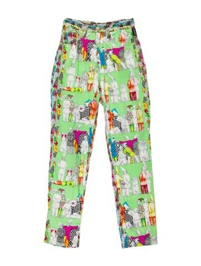 Pre-owned Versace Jeans Vintage Skinny Leg Jeans In Green