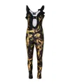 Versace Jeans Watercolor Couture Jumpsuit In Black