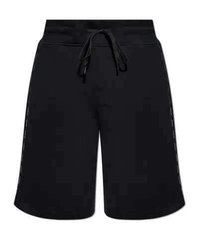 Versace Jeans Wide-leg Shorts In Black