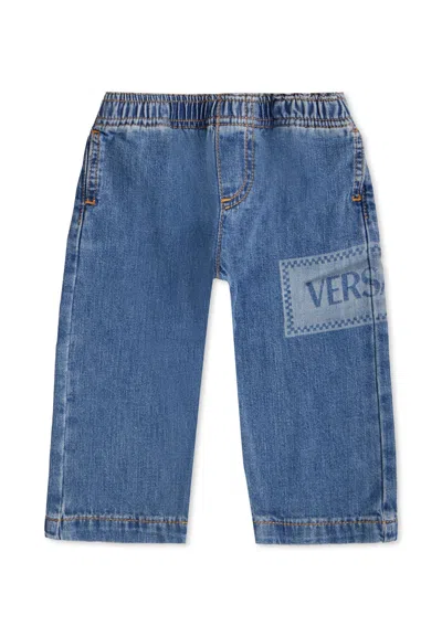 VERSACE JEANS WITH 90S VINTAGE LOGO FOR BABY