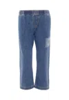 Versace Jeans With 90s Vintage Logo For Kids In Blue