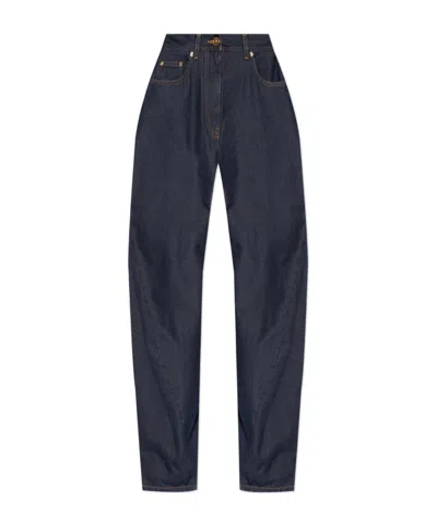 Versace Jeans With Belt Loops In Blue