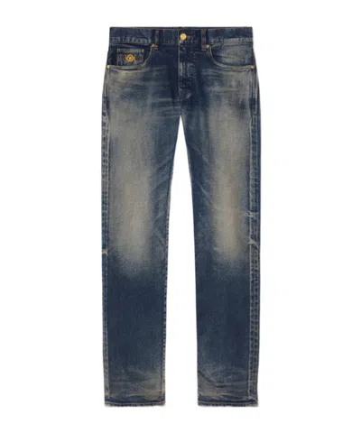 Versace Jean Slim Made In Japan In Blue