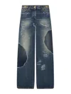 Versace Jeans With Distressed Effect In Blue