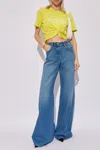 Versace Jeans With Logo In Blue