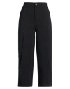 Versace Jeans Woman Pants Black Size 4 Polyester, Elastane In Black