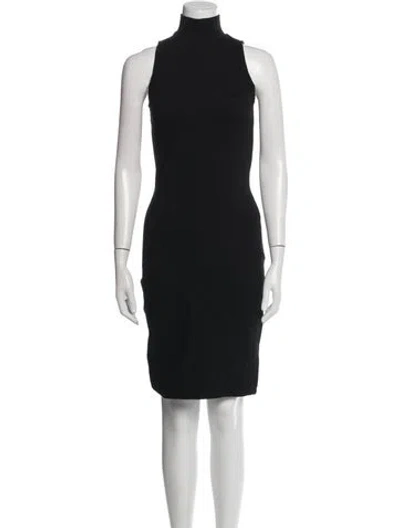 Pre-owned Versace Jeans Wool Knee-length Dress In Multi