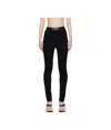 Versace Logo Print Slim Fit Ankle Length Leggings In Black