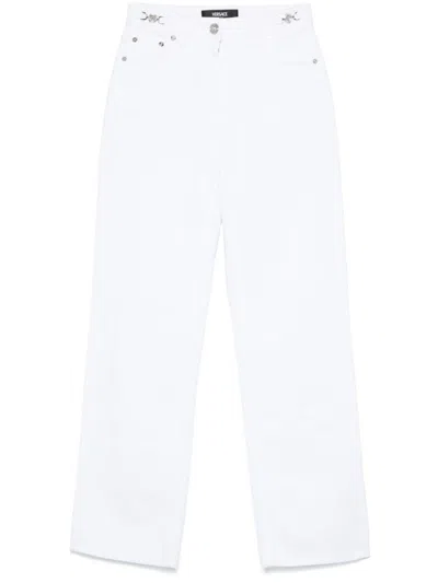 VERSACE VERSACE JELLYFISH `95 STRAIGHT LEG JEANS CLOTHING