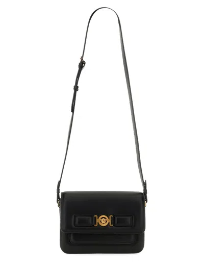 Versace Jellyfish Biggie Messenger Bag In Black