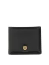 Versace Black Medusa Biggie Bifold Wallet In Black