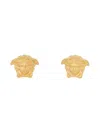 Versace Jellyfish" Button Earrings In Gold